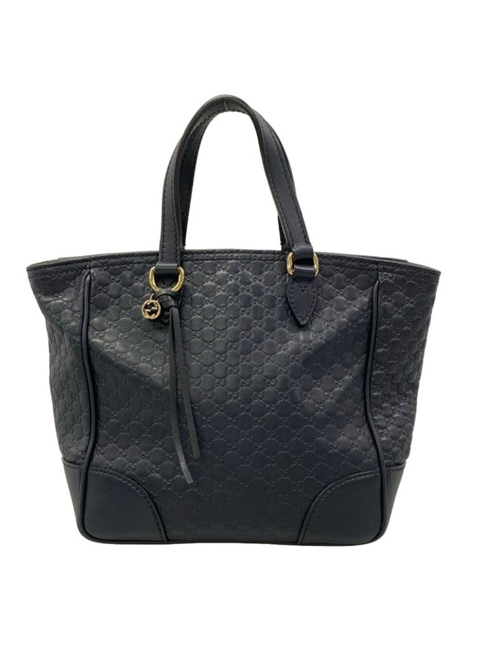 Gucci Handbag Bree Navy Leather